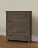Vaughan Bassett Fundamentals 4 Drawer Chest in Grey