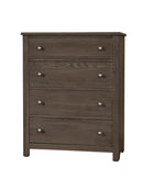 Vaughan Bassett Fundamentals 4 Drawer Chest in Grey image