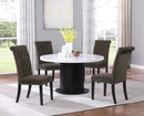 Sherry Rectangular Marble Top Dining Table set