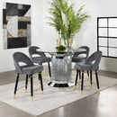 Ellie 5 Pc Counter Height Dining Sets Gray