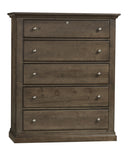 Vaughan Bassett Carlisle 5 Drawer Chest in Dark Sable image