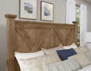 Vaughan Bassett Yosemite Queen Panel Bed in Natural
