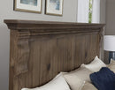 Vaughan Bassett Yosemite King Panel Bed in Smoke