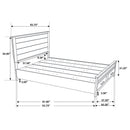 Woodmont Panel Platform Storage Bed