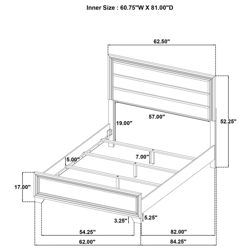 Wright 4 Pc Bedroom Set