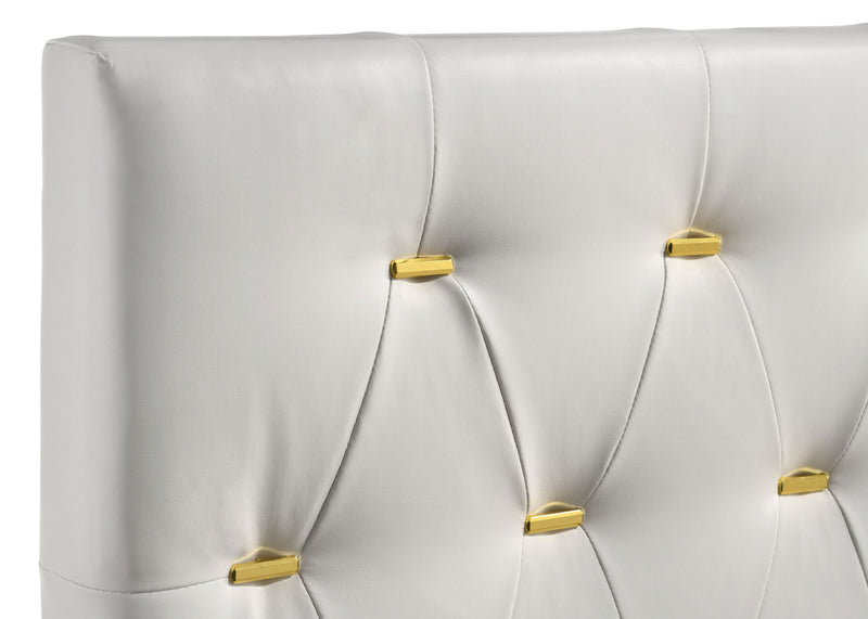 Kendall Panel Bed White