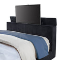 Tisdall Wingback TV Bed with Flame Visualizer