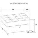 Stonenesse Storage Ottoman