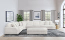 Emberson Upholstered Armless Loveseat Ivory
