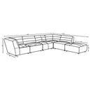 Sunny 6 Pc Sectional