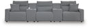Modmax II Power Reclining Sectional with Consoles