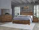 Vaughan Bassett Dovetail King Poster Bed with 6x6 Footboard in Natural