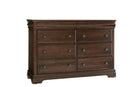 Vaughan Bassett Vista 8-Drawer Dresser in Warm Cherry image