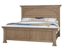 Vaughan Bassett Vista King Mansion Bed in Natural Oak image
