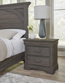 Vaughan Bassett Vista Nightstand in Grey Oak
