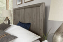 Vaughan Bassett Yellowstone California King Panel Bed in Dapple Grey