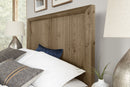Vaughan Bassett Yellowstone Queen Panel Storage Bed in Chestnut Natural