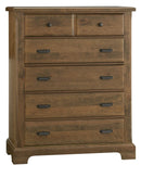 Vaughan Bassett Lancaster County 5 Drawer Chest in Amish Cherry image