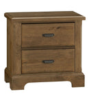 Vaughan Bassett Lancaster County 2 Drawer Nightstand in Amish Cherry image