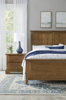 Vaughan Bassett Lancaster County 2 Drawer Nightstand in Amish Cherry