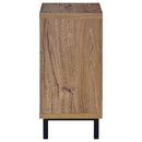 Teller 1-door Entryway Shoe Storage Cabinet Natural Oak