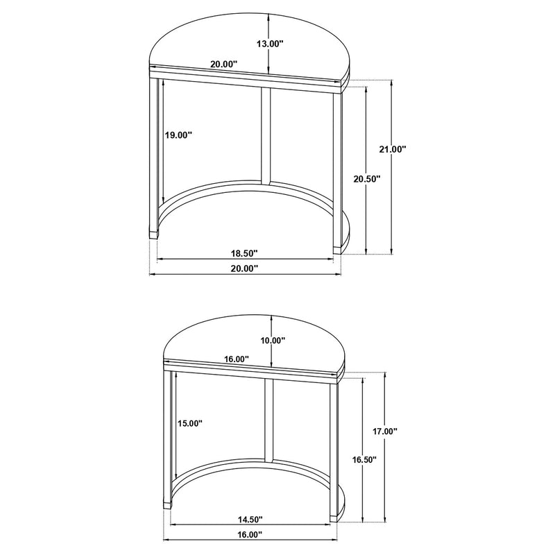 Zakiya Nesting Table