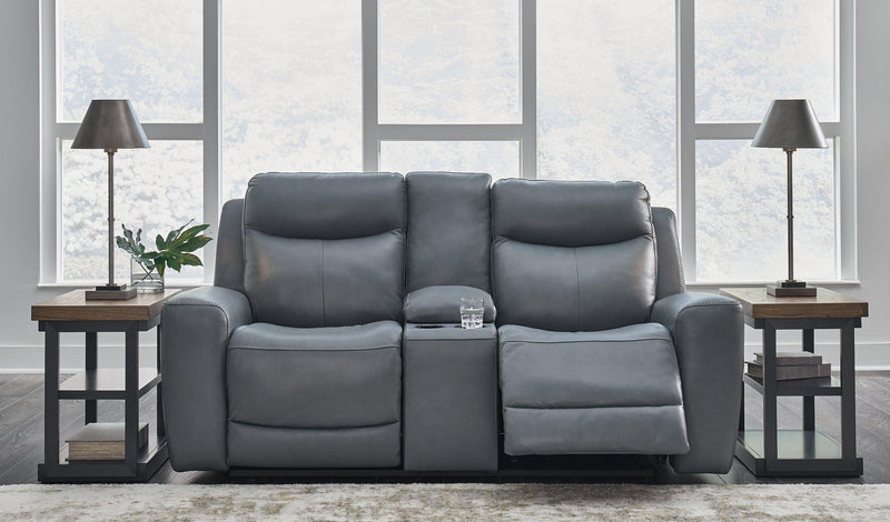 Mindanao Power Reclining Loveseat with Console