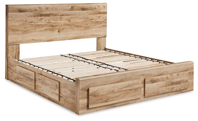 Hyanna Panel Storage Bed with 1 Under Bed Storage Drawer