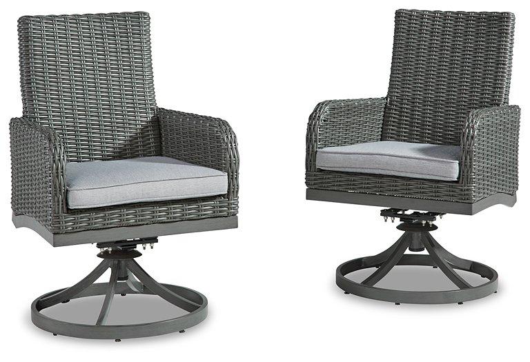 Elite Park Swivel Chair with Cushion (Set of 2)