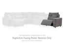 Modmax II Power Reclining Sectional with Audio Consoles