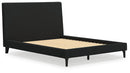 Cadmori Upholstered Bed with Roll Slats