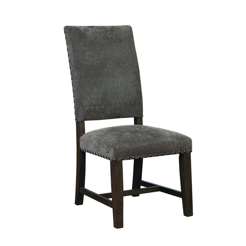 Twain Upholstered Side Chairs Warm Grey (Set of 2)