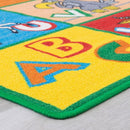 ABBEY Red & Multi 5' X 8' Area Rug