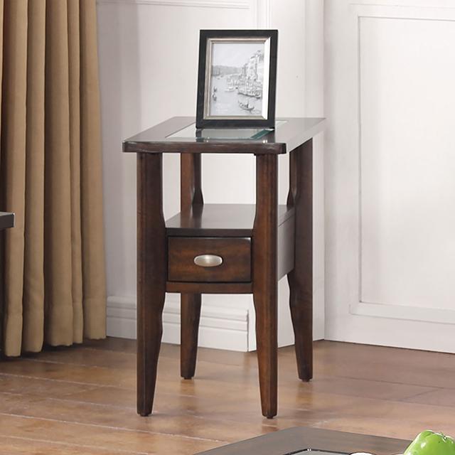 RIVERDALE Side Table, Dark Walnut image