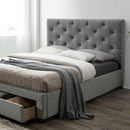 SYBELLA Cal.King, E.King, Queen, Full, & Twin Bed, Beige
