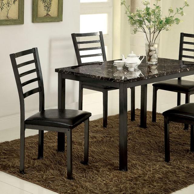 COLMAN Black 48" Dining Table image