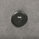 Aristide Futon Sofa Grey & Brown