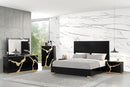 Goldsberg E.King & Queen Bed Grey & Pink