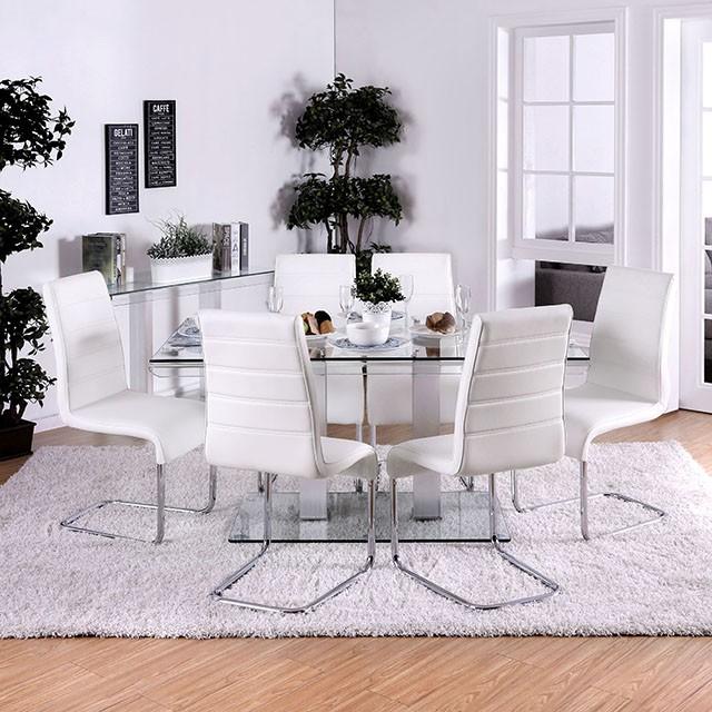 Richfield I Silver/Chrome Dining Table