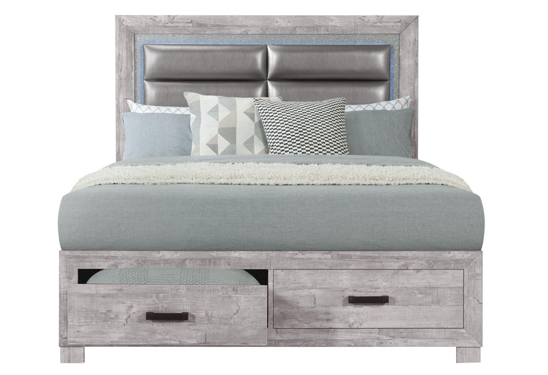 NOLAN GREY QUEEN BED image