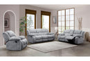 U250 GREY RECLINING SOFA/CONSOLE RECLINING LOVESEAT/GLIDER RECLINER