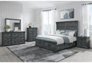 TATUM GREY FULL BED GROUP WITH STORAGE