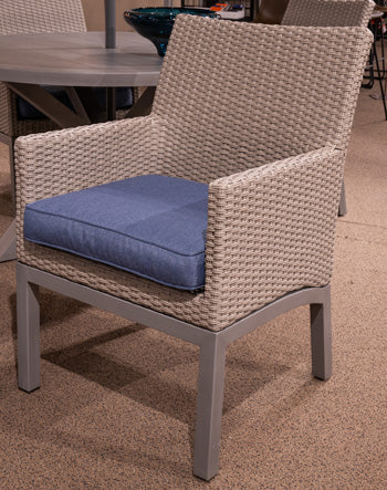 Half Moon Beach Outdoor Arm Chair with Cushion (Set of 2)