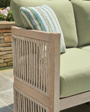 Serena Shores Outdoor Sofa with Cushion