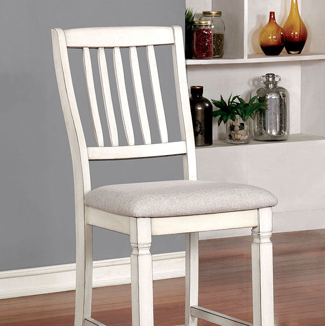 Kaliyah Antique White Counter Ht. Chair (2/CTN) image