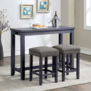 Caerleon 3 & 4 Piece Counter Ht. Set Gray & Blue