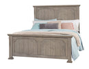 Vaughan-Bassett Joinery King Panel Bed in Washed White Oak 194