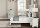 Promenade Bed Dark Brown & White
