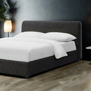 Vertham E.King, Full, & Queen Bed White & Black