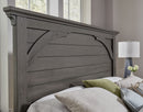 Vaughan Bassett Vista Queen Mansion Bed in Grey Oak